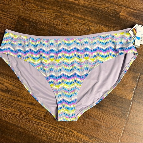 Time and Tru Women's Plus Size 3X (24W26W) Multi-Color Wave Print
Bikini Bottom - Picture 3 of 11
